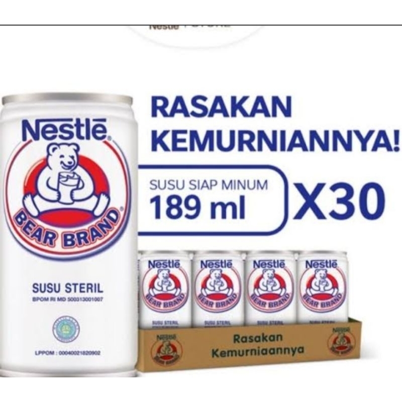 

Bear Brand susu seteril siap minum