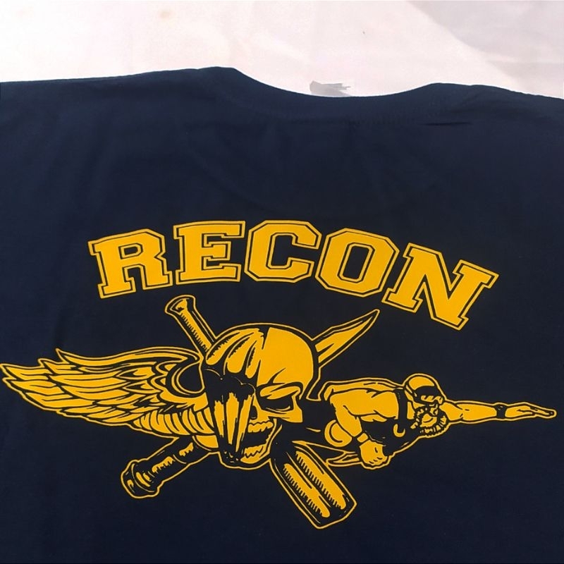 Kaos US ARMY T Shirt Military Design "US MARINES RECON" Special Forces