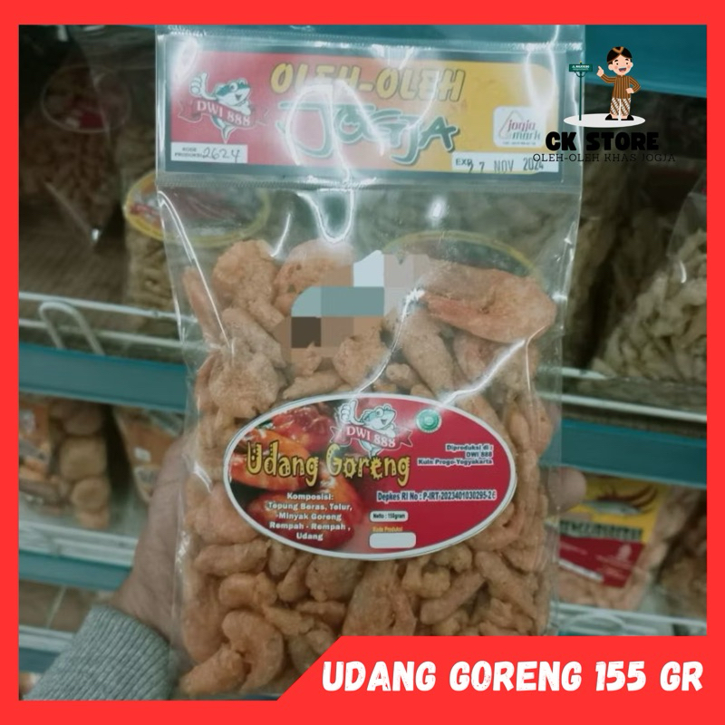 

Udang Goreng Crispy oleh-oleh Khas Jogja 150 Gram