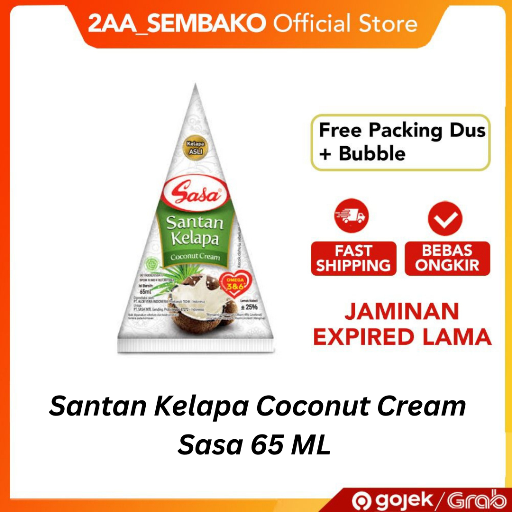 

Sasa Santan Kelapa Cair Coconut Cream 65 ML