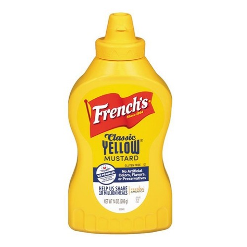 

yellow mustard french's classic 226 8 oz