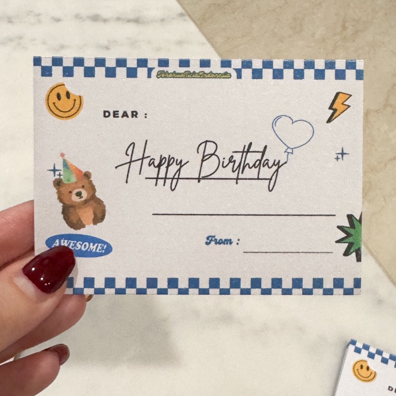 KARTU UCAPAN- Kartu Ucapan Happy Birthday, Graduation, Hari Raya, Graduation