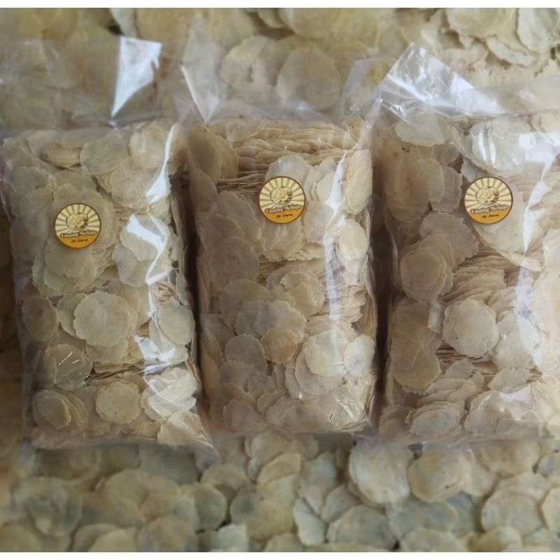 

Piscoklegit_ (1 Kg Super Tipis) Emping Blinjo Mentah Asli Khas Limpung