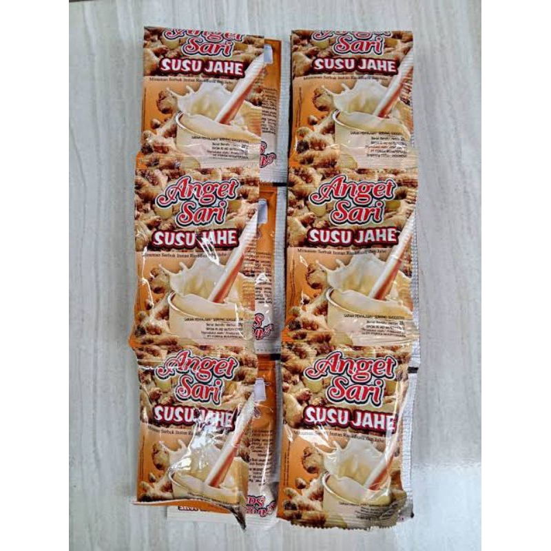 

Anget Sari Susu Jahe Penghangat Tubuh Isi (10 pcs) Terlaris