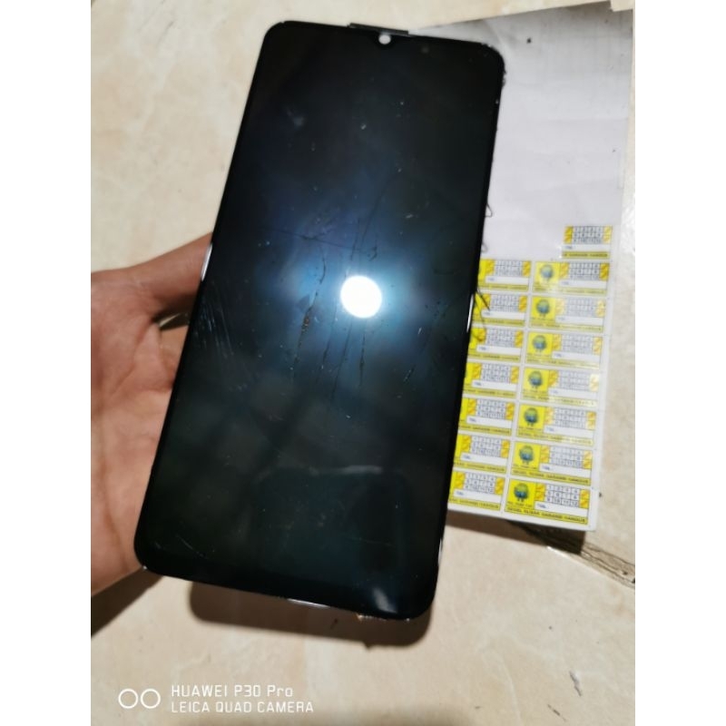 hanya jual lcd PECAH SOBEK oppo reno 3 a91 f15  kaca glass mulus original copotan dijamin lebih kuat