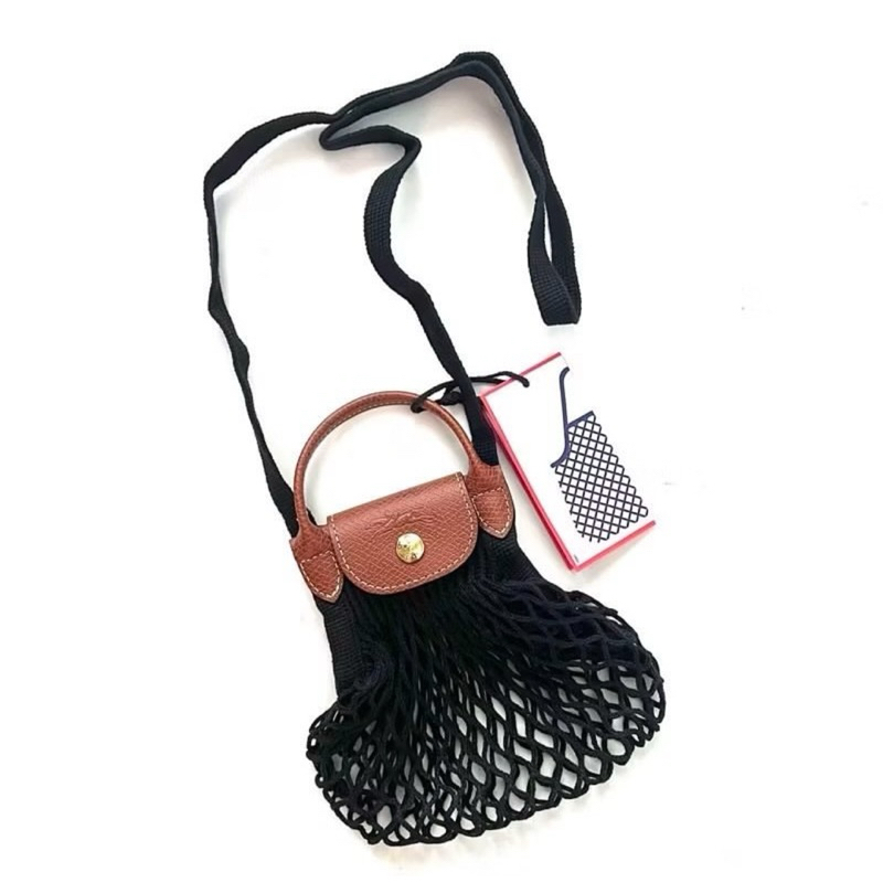 Tas Le Filet Crossbody Bag XS Black (New Without Tag)