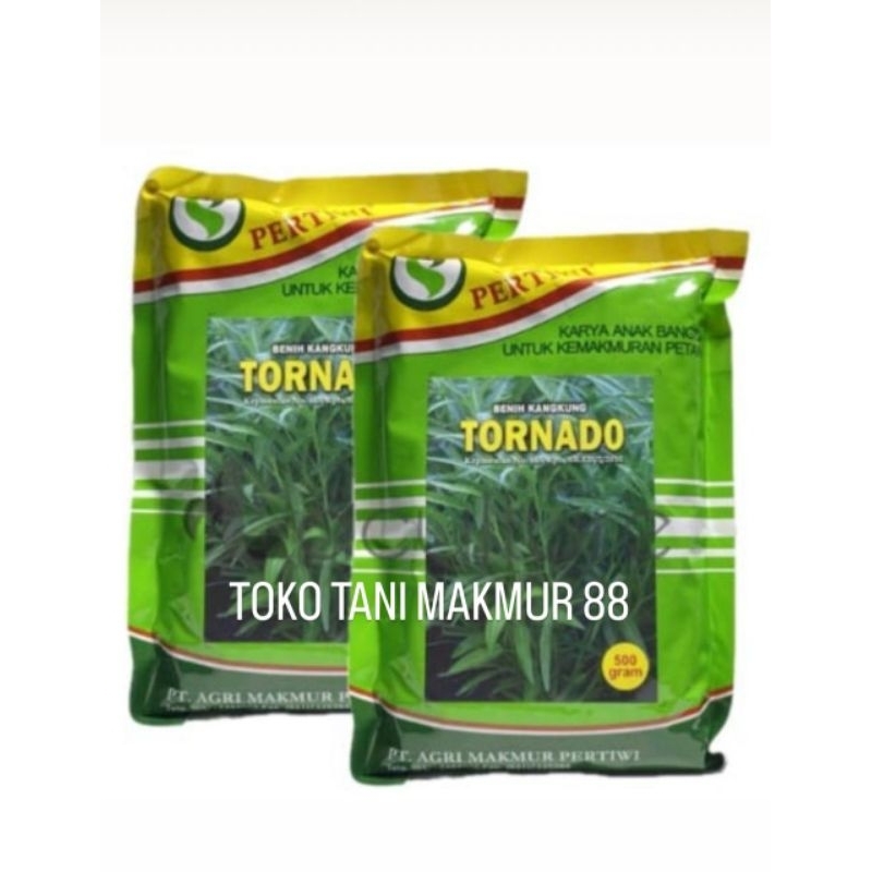 Benih kangkung TORNADO 500 gram kangkung daun sempit produksi benih pertiwi