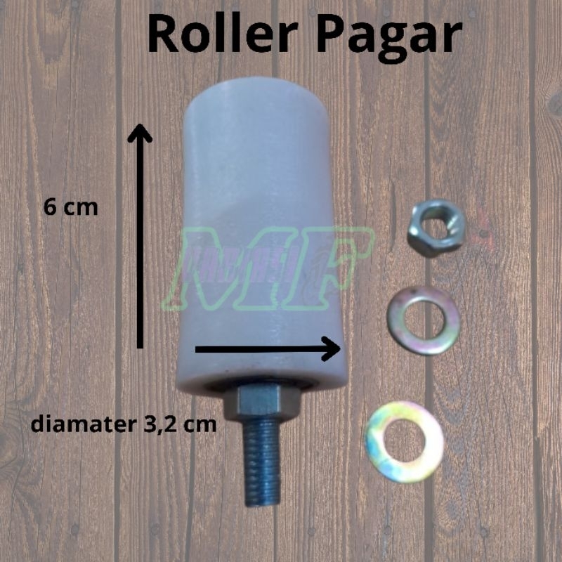 Roller Pagar Roda Nilon Pagar Geser