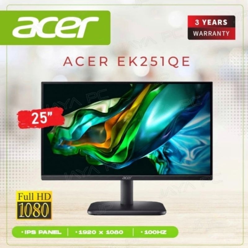 Monitor LED 25" Acer EK251Q IPS
