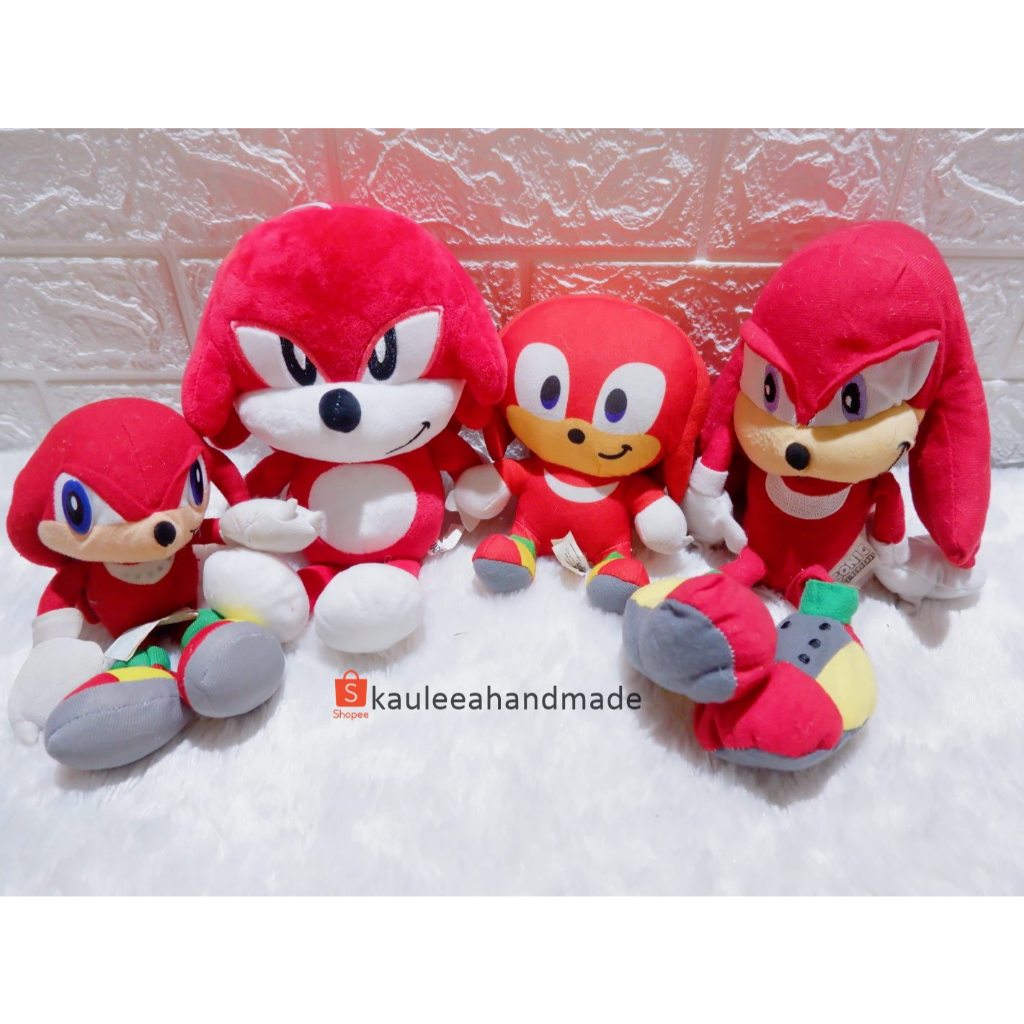 Boneka sonic merah knuckles the hedgehog werehog ori