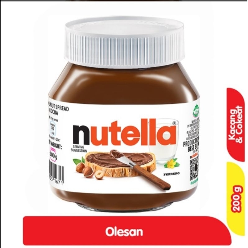 

Nutella 200gr exp 05.25