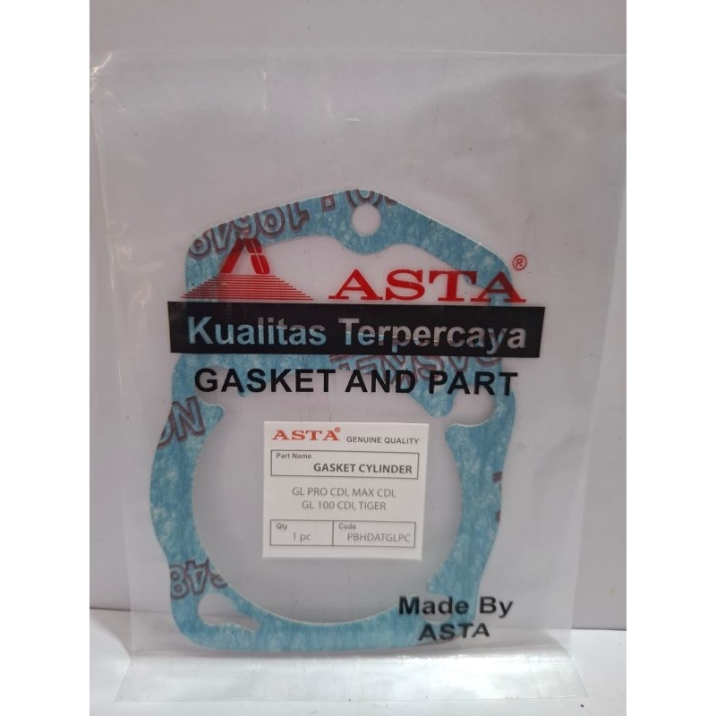 Paking Blok Gasket cylinder blok GL Pro CDI GL Max CDI GL100 CDI Tiger