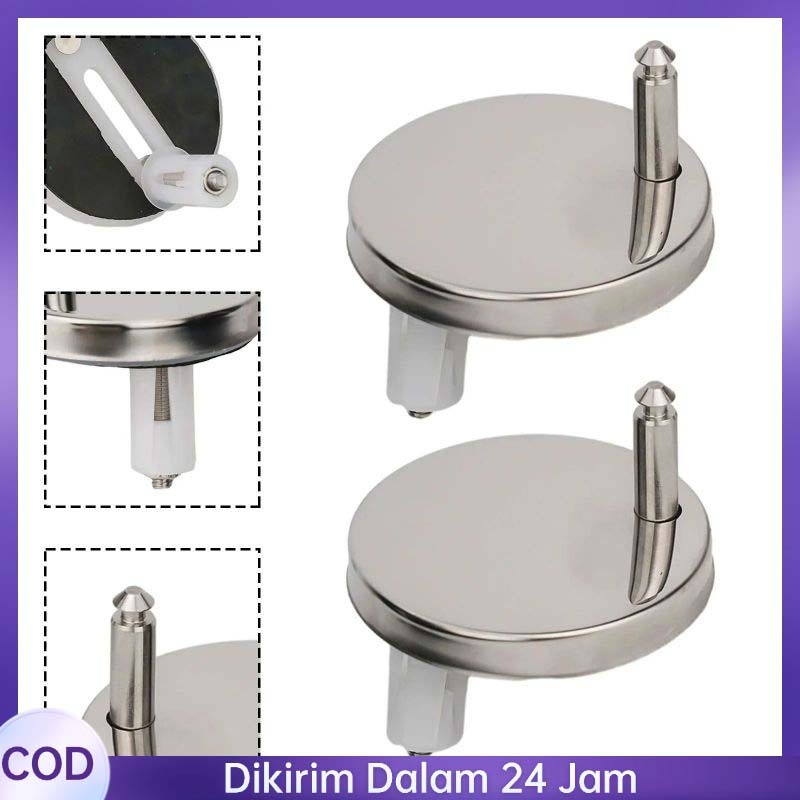 2pcs Baut Penutup Dudukan Toilet Baut Kloset Duduk Baut Tutup Closet Duduk Baut Engsel Dudukan Toile