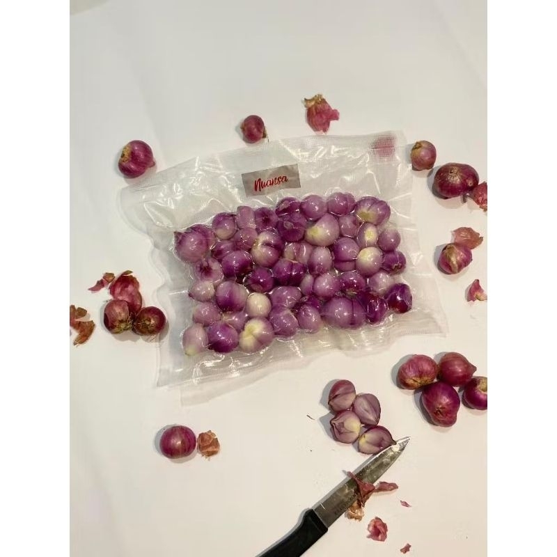 

BAWANG MERAH PROBOLINGGO KUPAS VACUM 500GR | KUPAS BERSIH