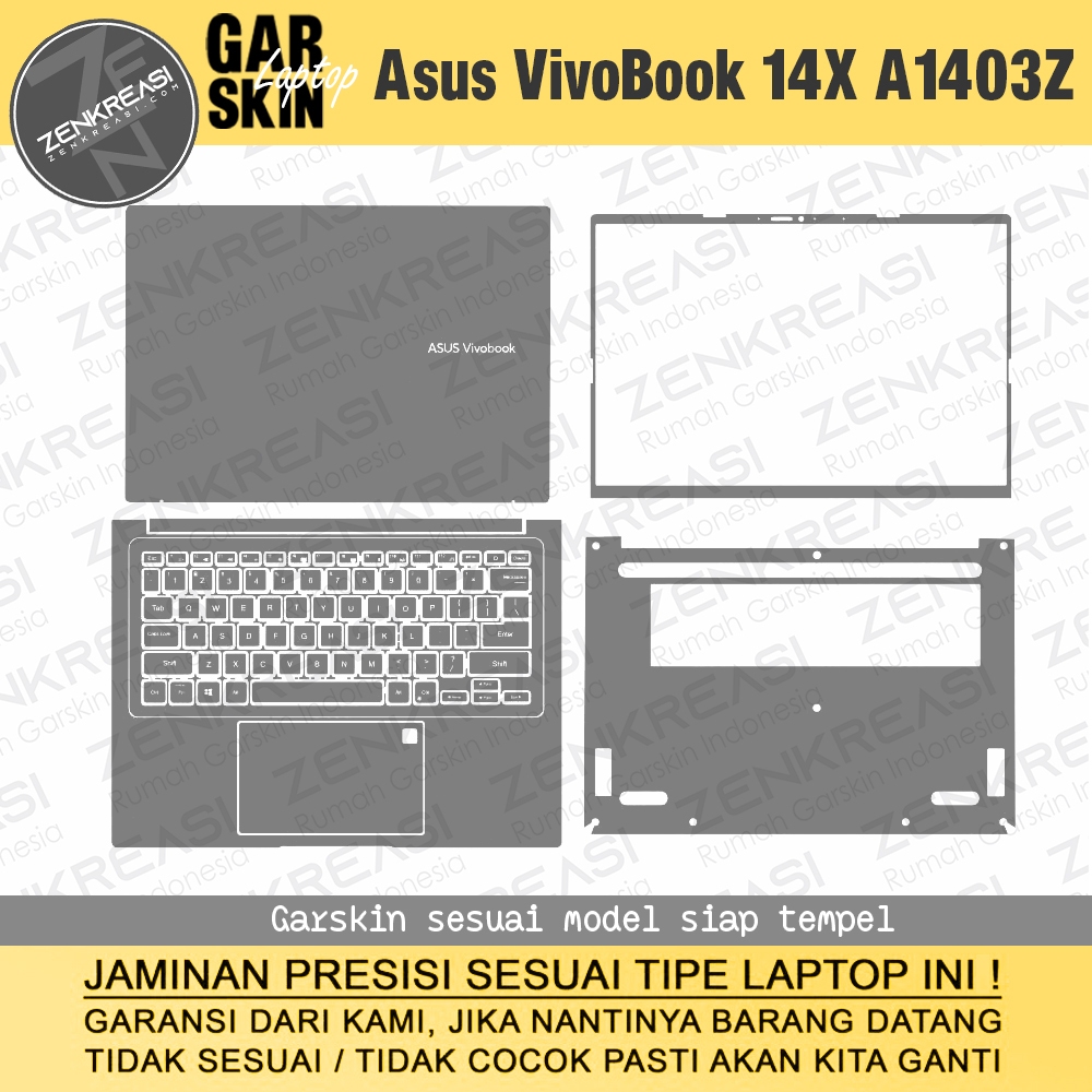 Garskin Laptop Asus VivoBook 14X A1403Z