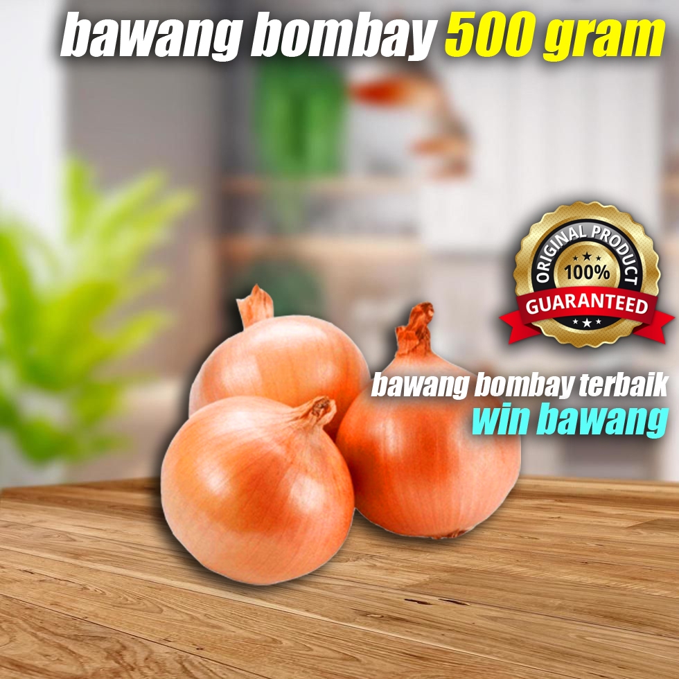 

Bawang Bombay 500 Gram 1/2 Kg Premium Fresh
