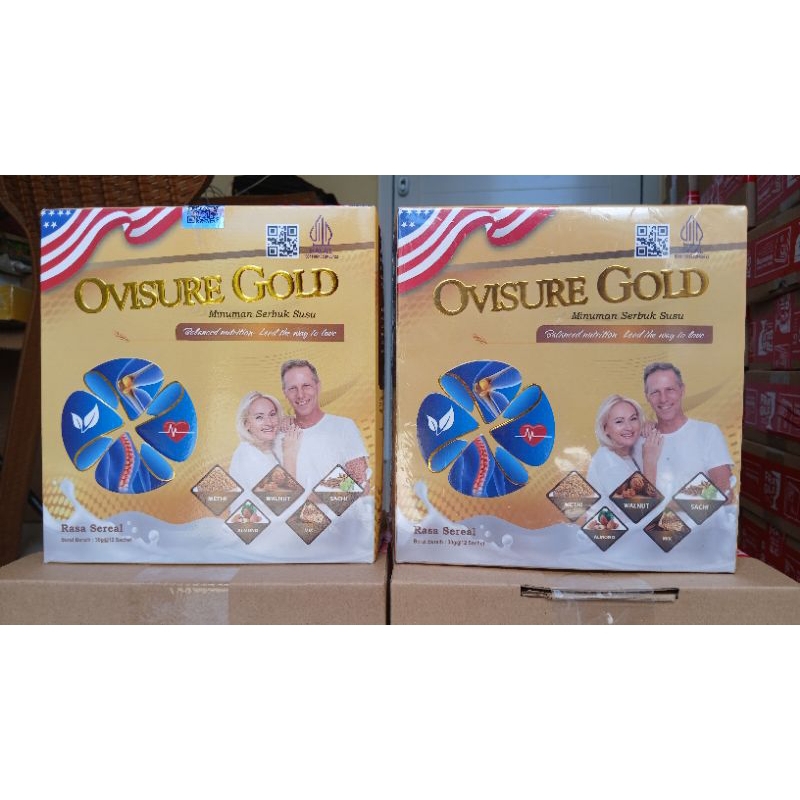

(PAKET 2 BOX) OVISURE GOLD USA SUSU UNTUK TULANG DAN SENDI
