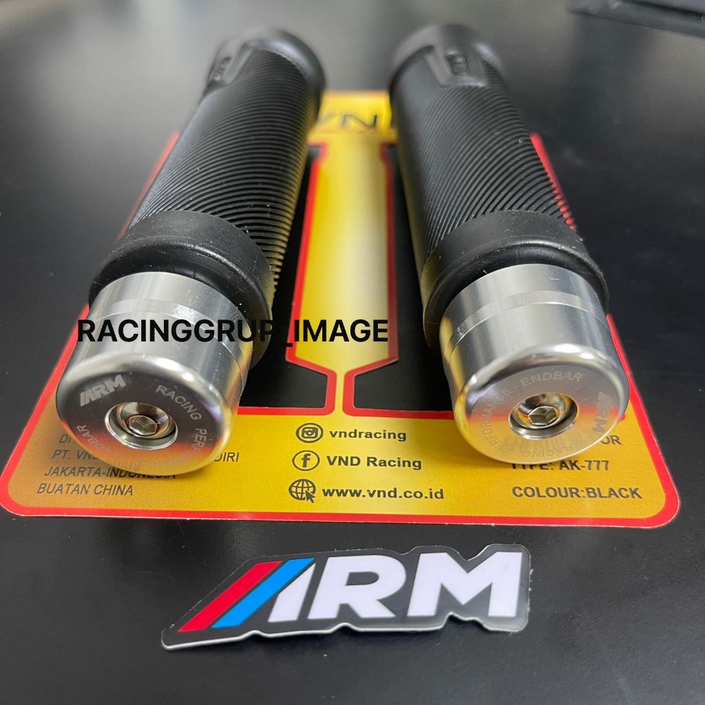 MASTER619 JALU SILVER + Handgrip Motor Variasi Handgrip VND 777 Premium Universal Semua Motor