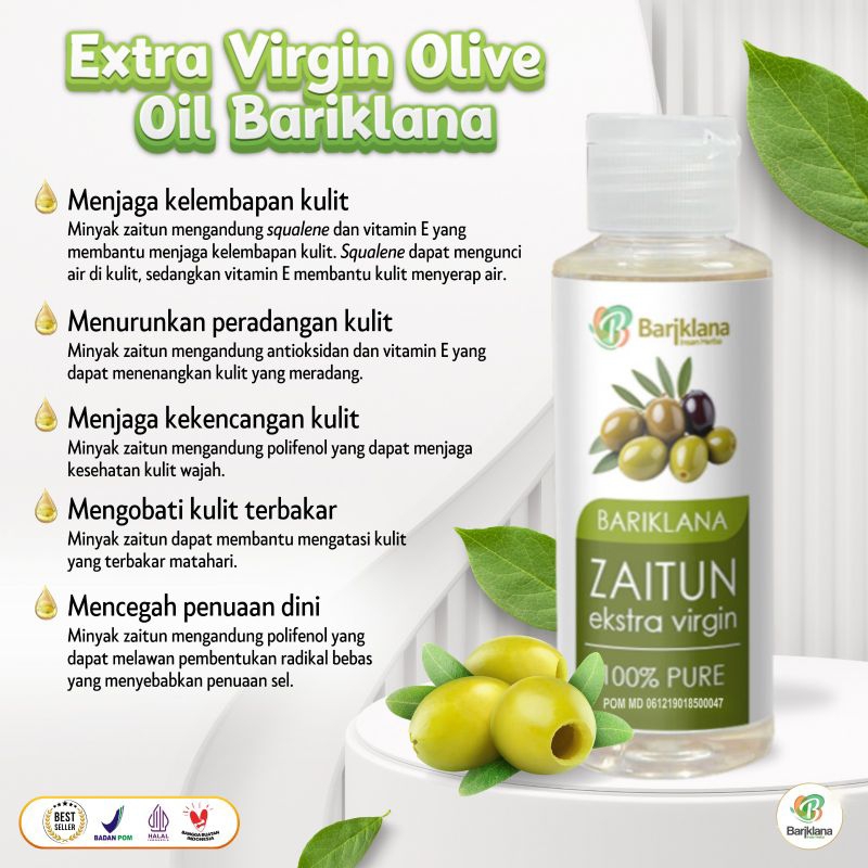 

BARIKLANA ZAITUN ekstra virgin100%