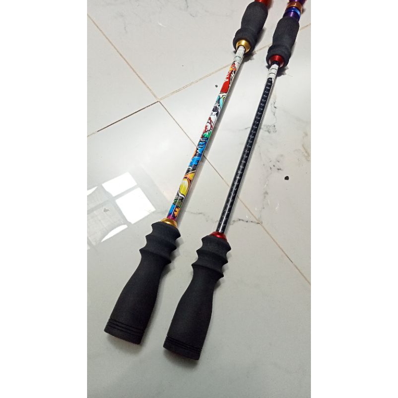 (New update) GAGANG JORAN spinning JIGGING KUAT PANJANG 55 CM warna gold biru abu merah
