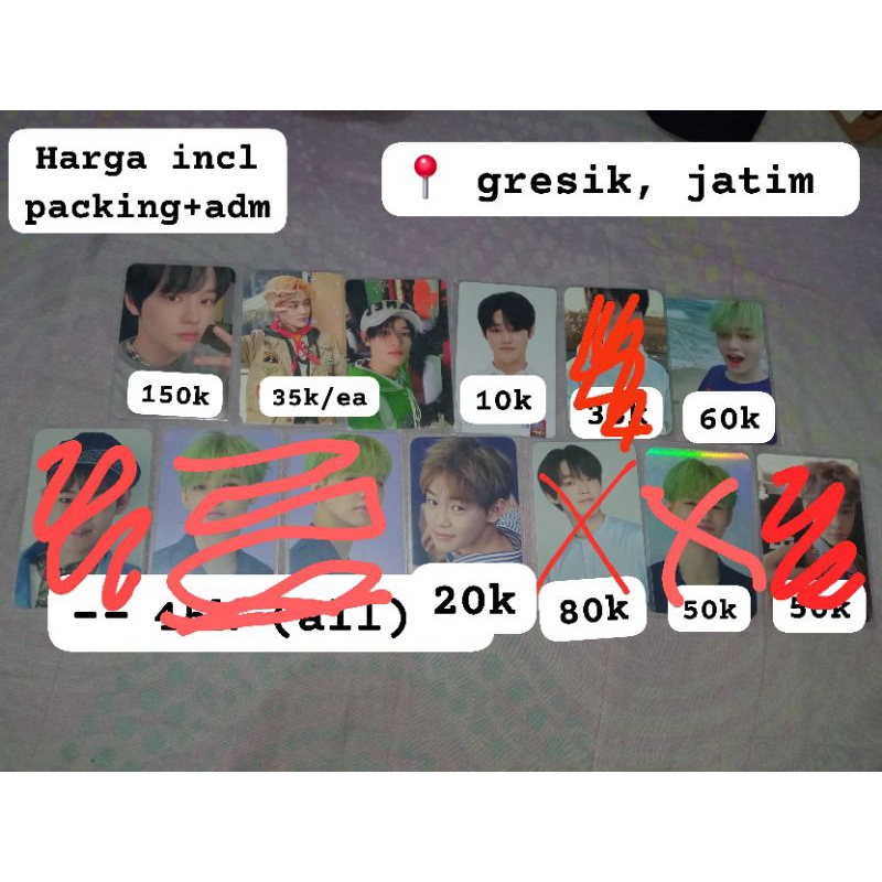 PC Chenle sg21 photopack selca pramuka sumkit candy somethinc we go up wgu holo 7th anniversary mern