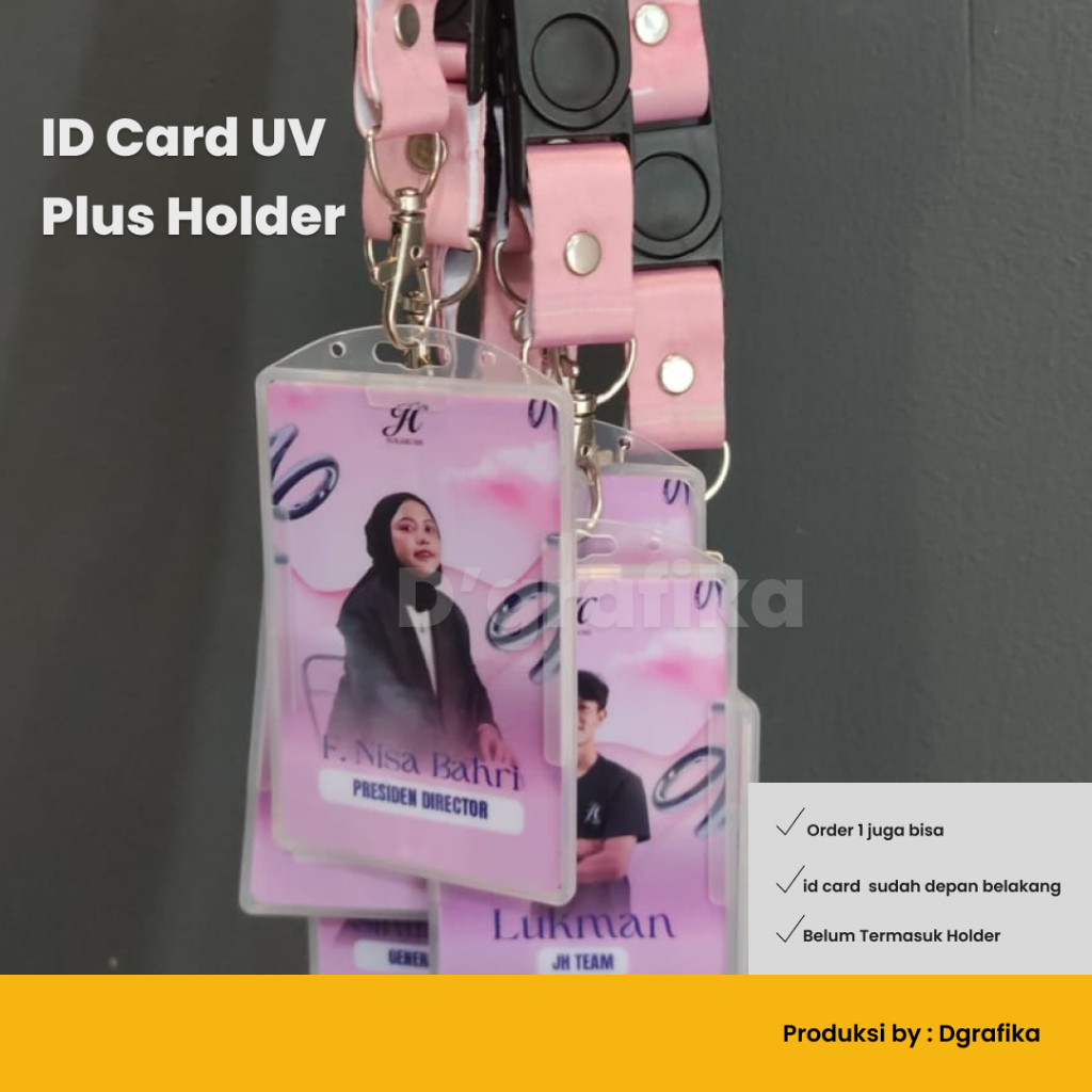 

Cetak Id Card PVC Custom Murah Awet Anti Luntur