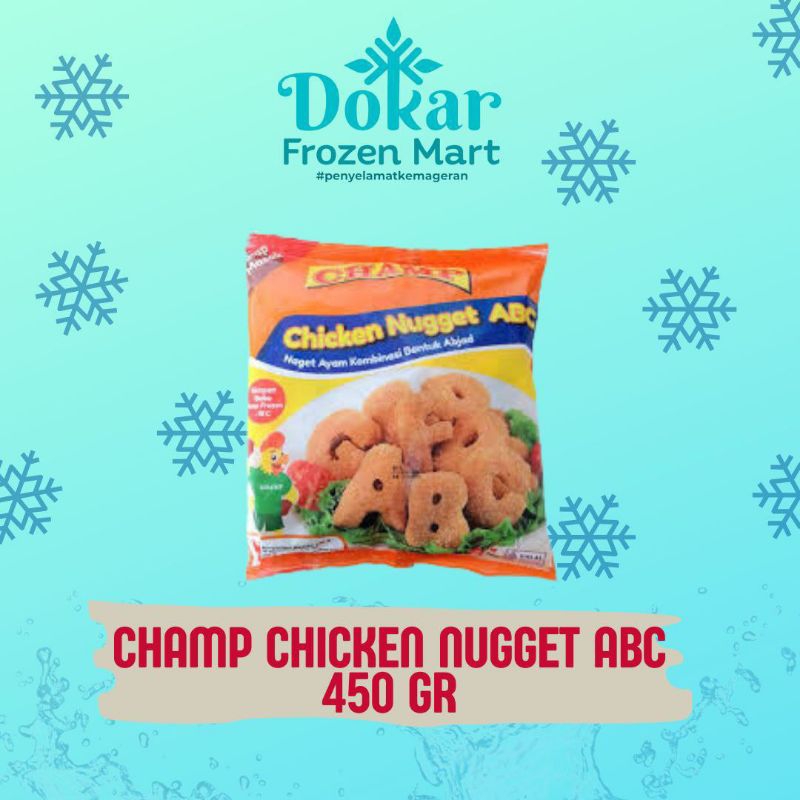 

CHAMP CHICKEN NUGGET ABC 450GR