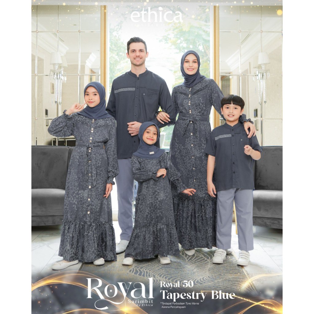 ROYAL 50 TAPESTRY BLUE ETHICA ORIGINAL GAMIS DEWASA KAGUMI 333 TAPESTRY BLUE KAGUMI KIDS 175 TAPESTR