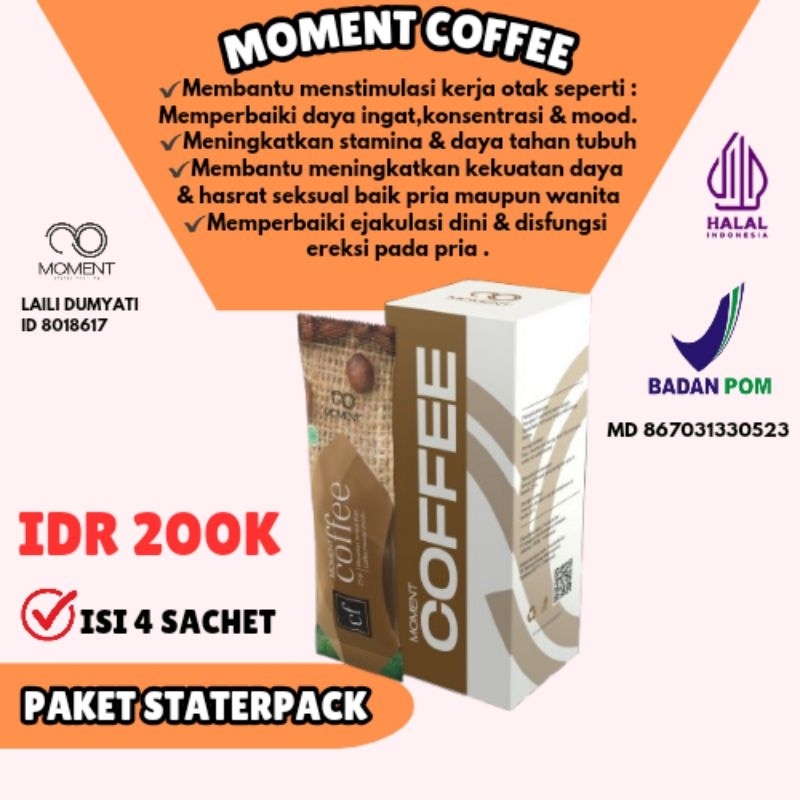 MOMENT COFFEE | Coffee stamina Pria & wanita