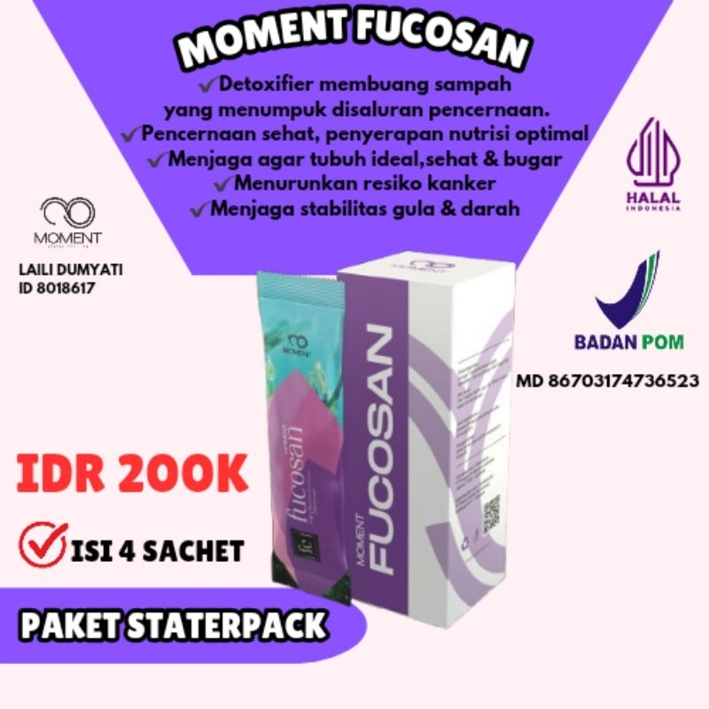 MOMENT FUCOSAN ISI 4 SACHET DIET & DETOX