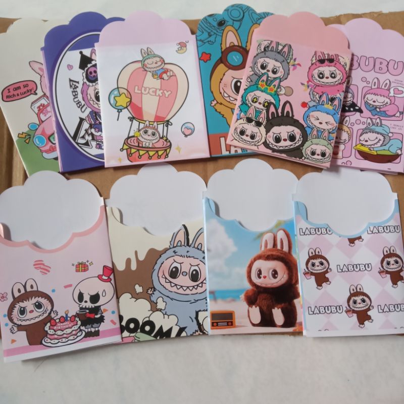 

AMPLOP MEDIUM LABUBU ISI 10 PCS / AMPLOP LEBARAN LABUBU VIRAL / ANGPAO IMLEK / ANGPAO THR LEBARAN UKURAN SEDANG / AMPLOP KARTUN