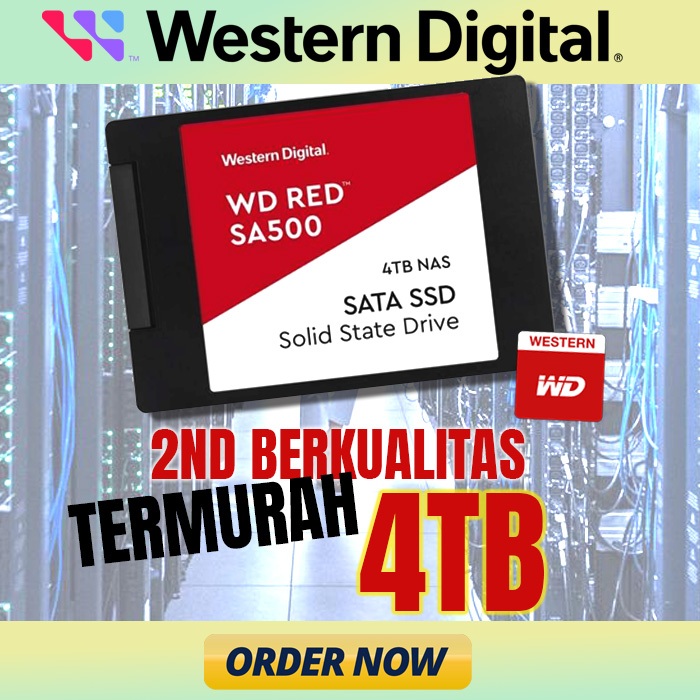 WD RED SA500 4TB NAS - SSD