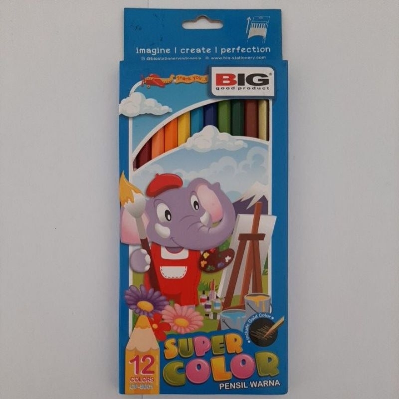

Pensil Warna 12 Warna BIG CP-5001