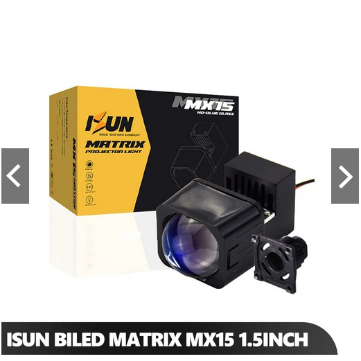 BILED Matrix iSUN MX15 Matrix X1 Mini Projector 1.5 Inch Flat-Cut Off