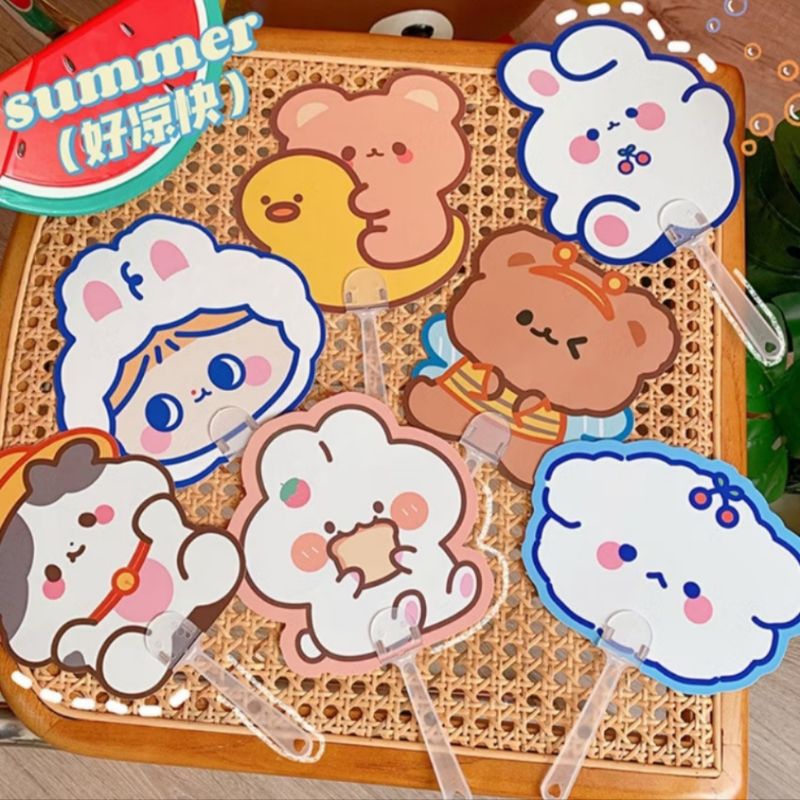 Kipas Tangan Karakter Lucu Murah | Kipas Genggam | Kipas Kecil