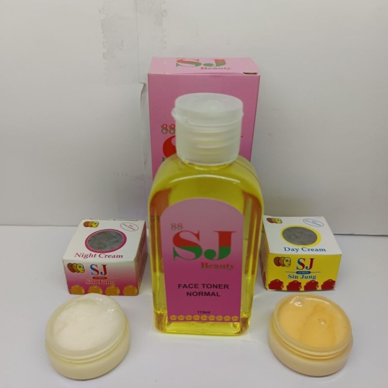 3in1 Cream SJ Beauty Glowing Toner Original BPOM