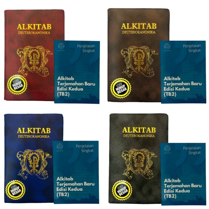 Alkitab Lansia Manula terjemahan baru Alkitab perjanjian baru alkitab kecil Alkitab Katolik Deuterok
