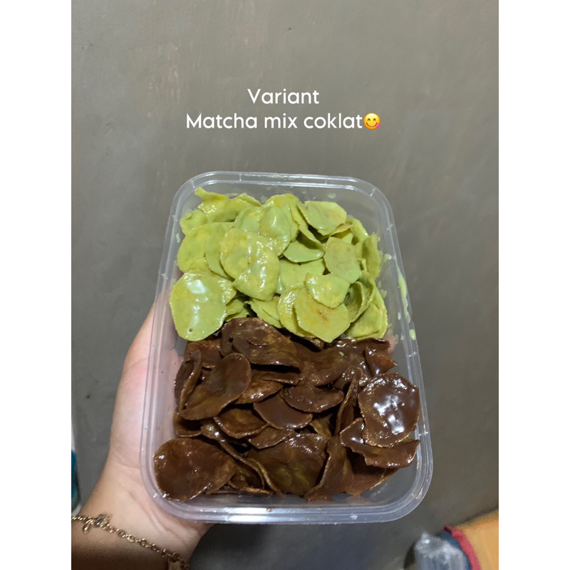 

keripik pisang coklat lumer