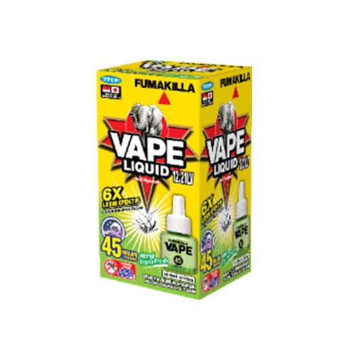 Fumakilla Vape Liquid 6X Refill 45 Malam - Fruity Fresh