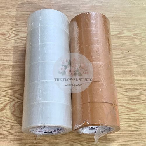 

(1 ROLL)TERMURAH LAKBAN BENING COKLAT , SLASIBAN , SELOTIP