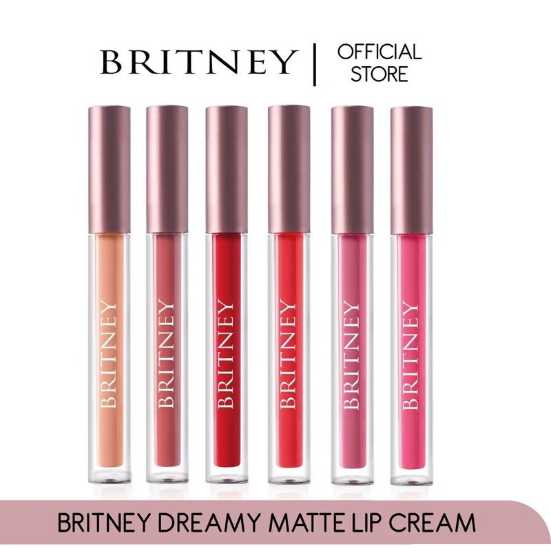 Britney Dreamy Matte Lip Cream / Lipstik / Pewarna bibir