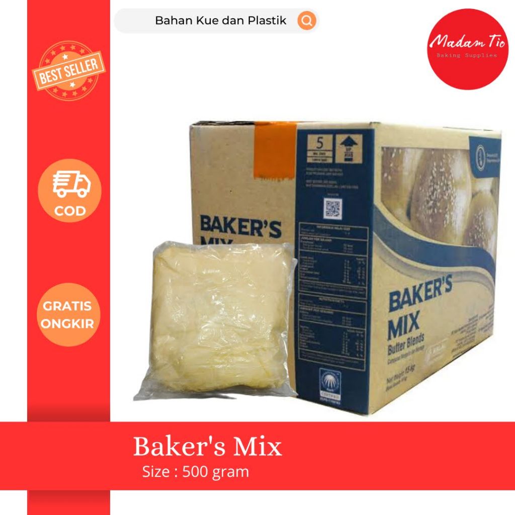 

Bakers Mix 500 gram 1 pcs
