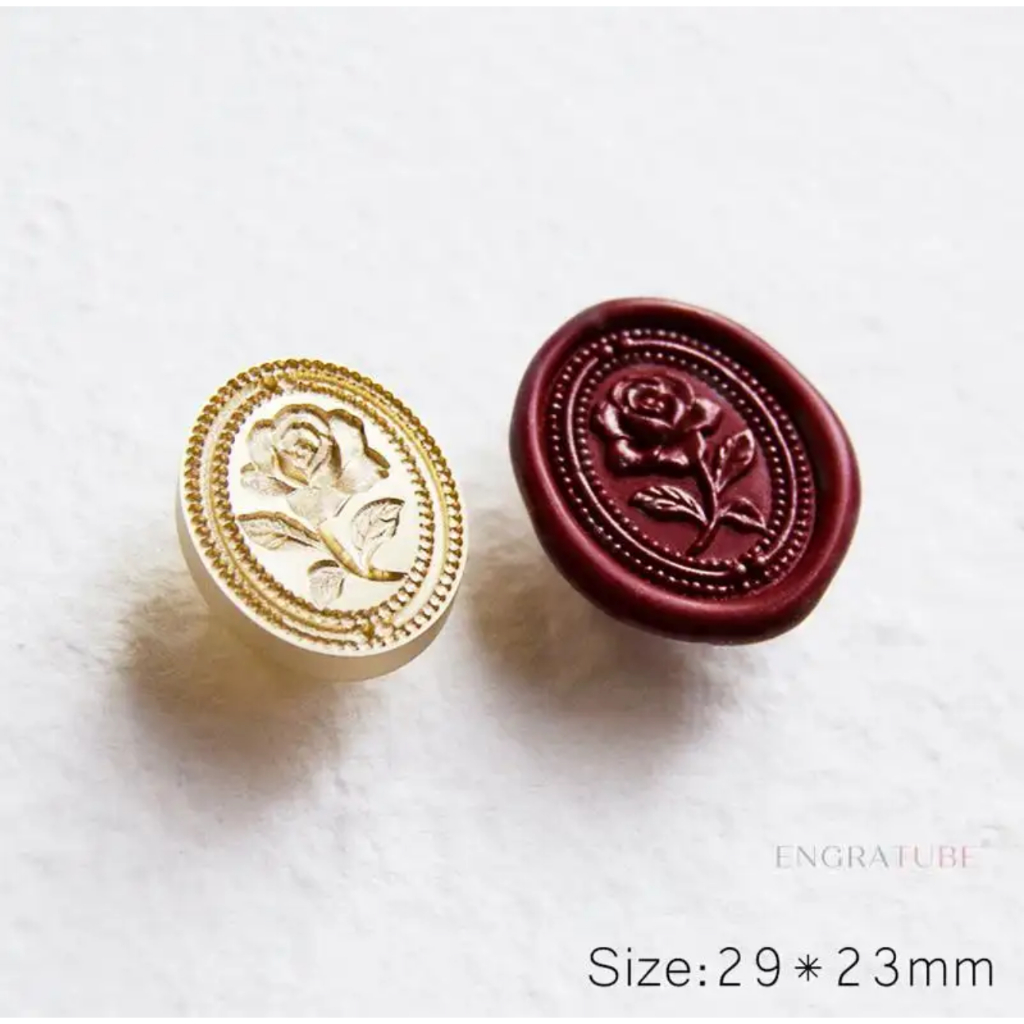 

(CLG) Canna - 1 Pcs seal wax coin sticker siap pakai ready stock (Include double tape) / souvenir pernikahan / accesories / calligraphy / journaling / undangan / hampers
