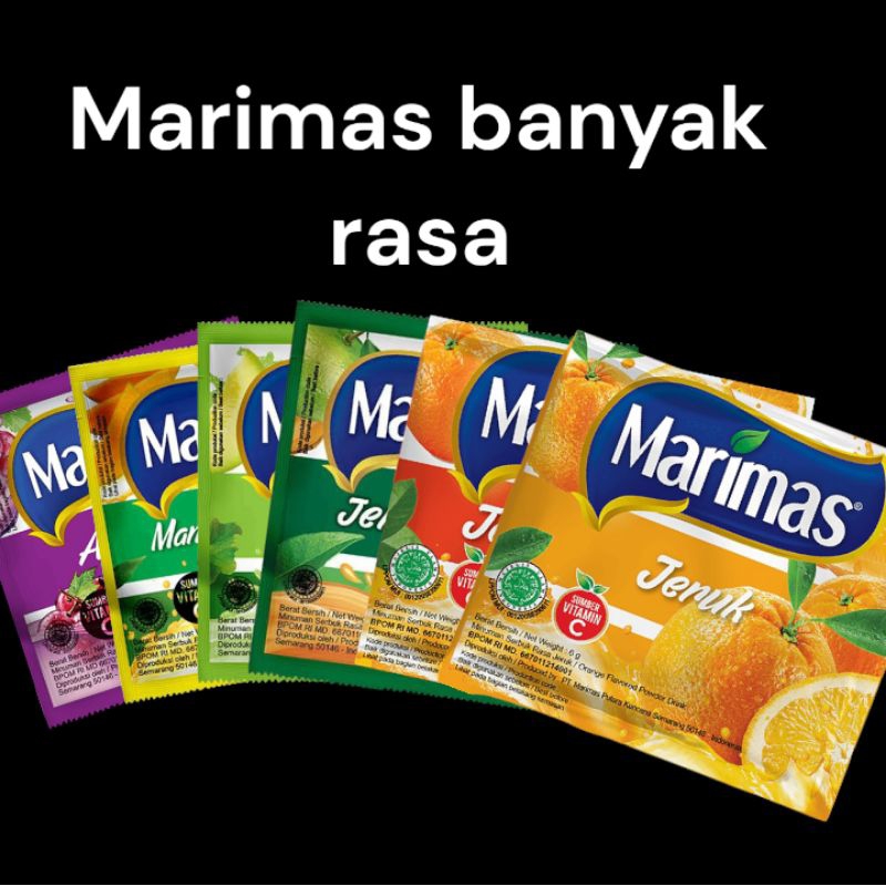 

Marimas 1 Renceng Isi 10 Sachet Murah Banyak Rasa