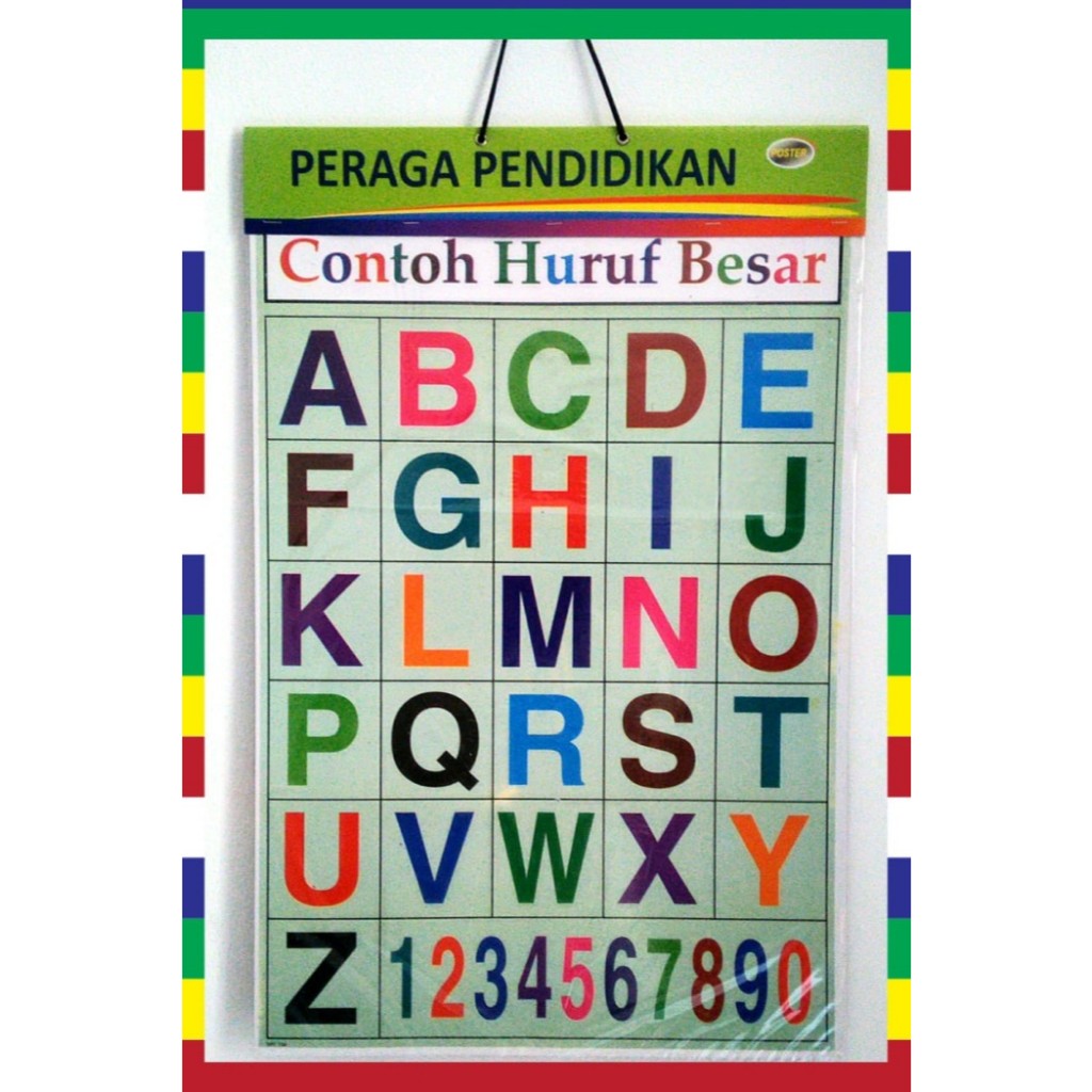

Gramedia Mal Pekanbaru - (Original) POSTER PERAGA PENDIDIKAN CONTOH HURUF BESAR