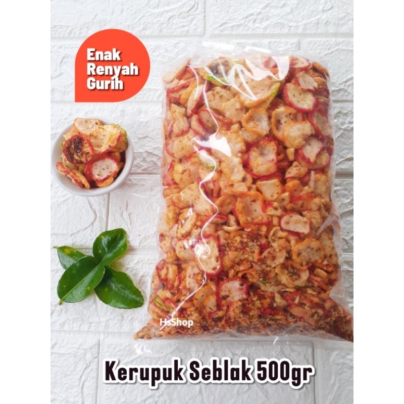 

Kerupuk Seblak Bantet Pedas Gurih 500gr