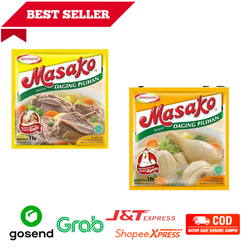 

Masako / penyedap rasa / bumbu masak, 1 renceng (isi 12), sayuran sehat segar bandung