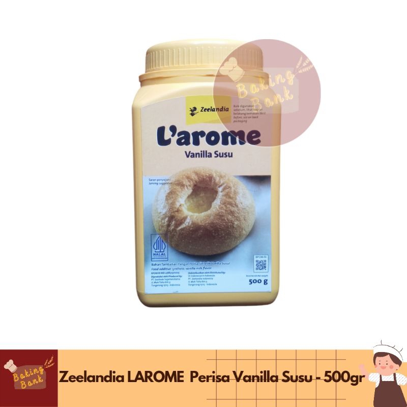 

Larome Vanilla Susu 500 gr ZELANDIA La'rome Perisa Bubuk Vanila Susu