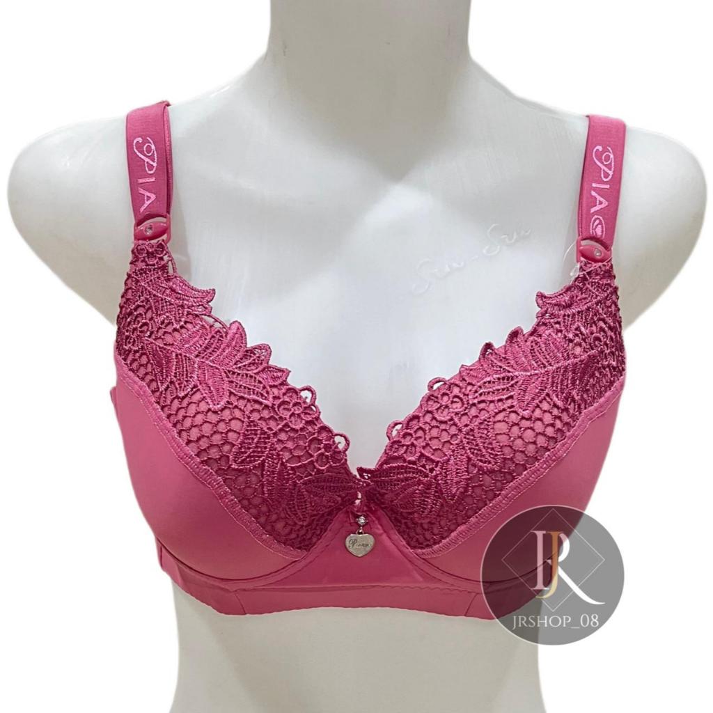 BRA PIAOLI 8888 bra kawat wanita/BH wanita brokat berkawat pakaian dalam wanita kancing 3 size 36-38