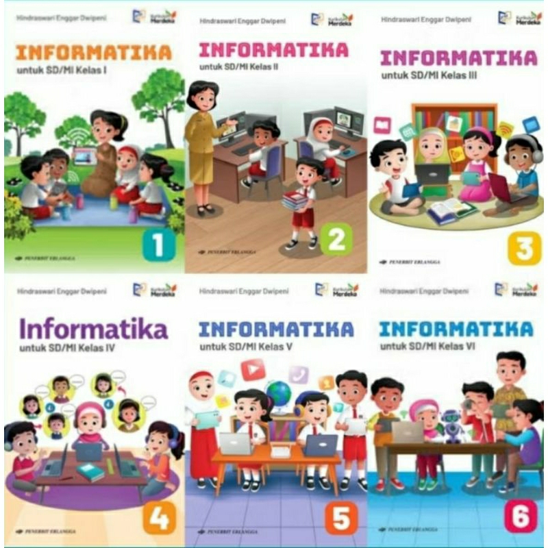 

Promo Kurikulum Merdeka INFORMATIKA Kelas 1,2,3,4,5,6Penerbit Erlangga